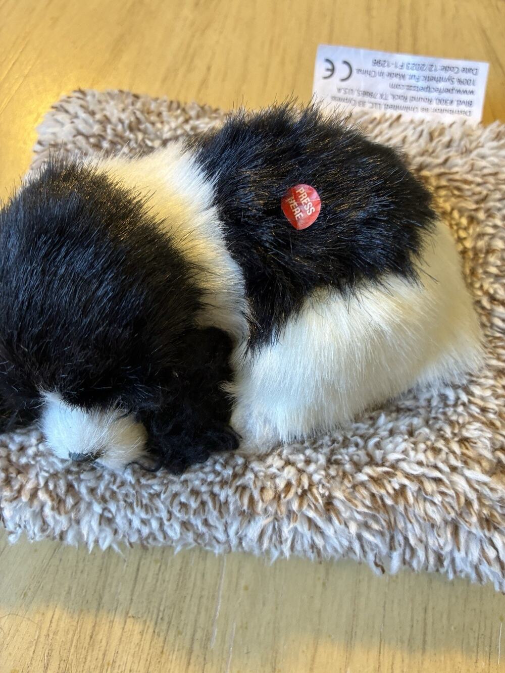 Perfect Petzzz Mini Sleeping Puppy Dog Plush Bed Cocker Spaniel Realistic Soft